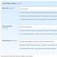 Screenshot of the Search Engines admin section