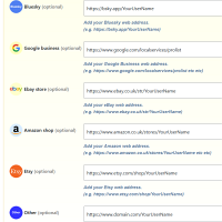 Screenshot of the Social Media admin section